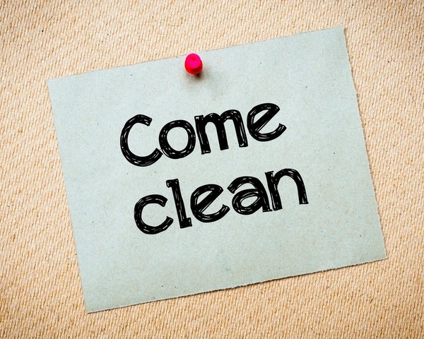 coming clean