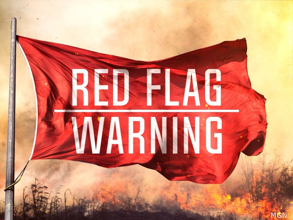 Red Flags Waving