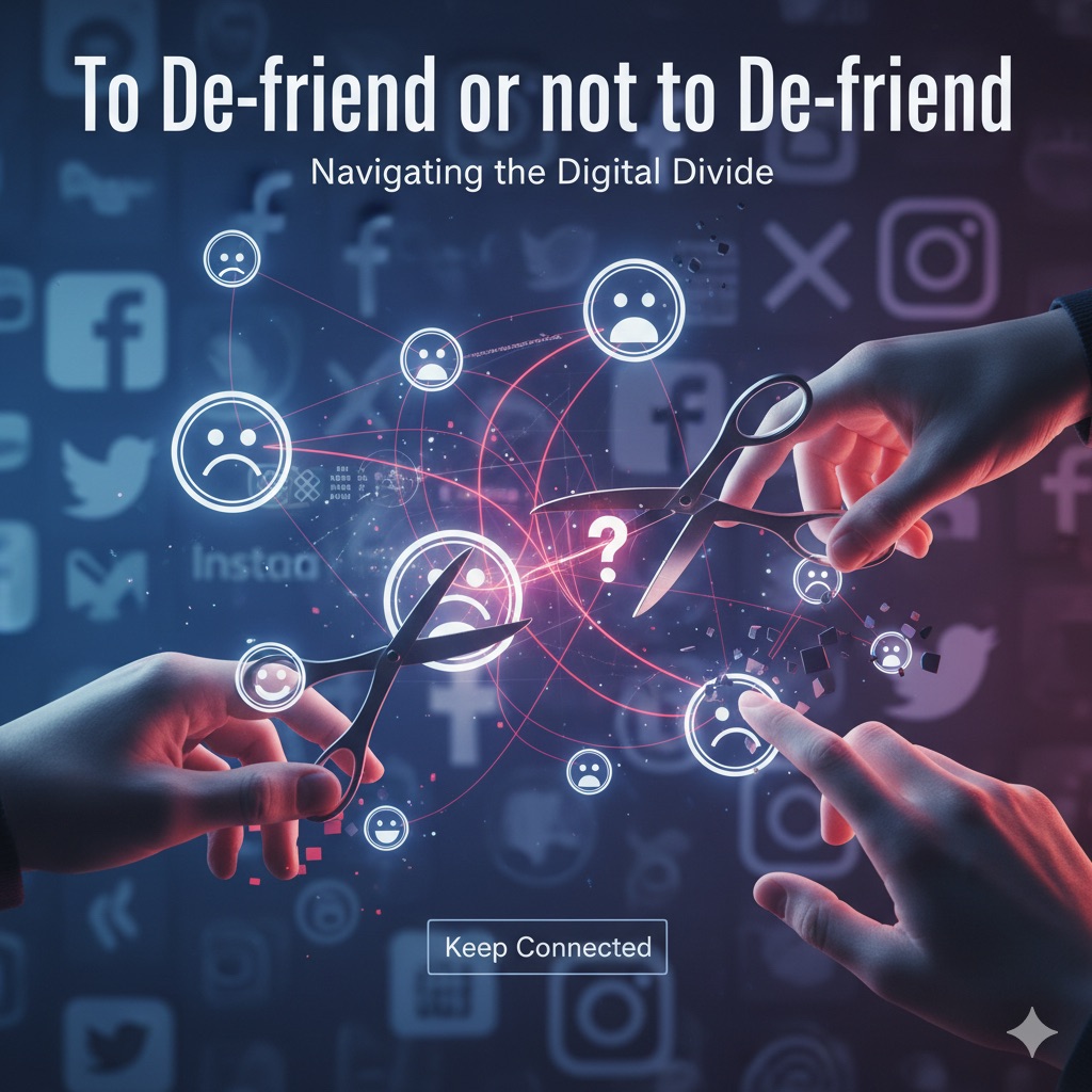 to de-friend or not to de-friend